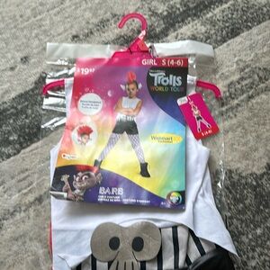 Trolls world tour barb girl s(4-6) Walmart exclusive new costume